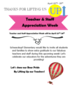 Read More - Teacher Appreciation Week